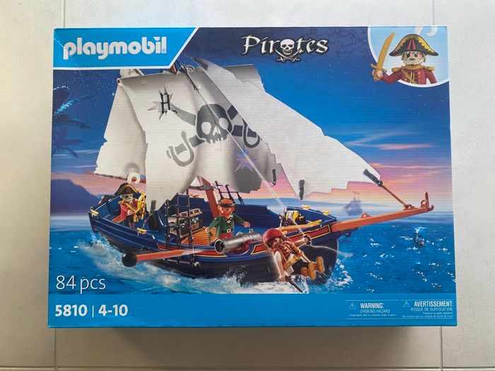 Playmobil 5810 chaloupe des pirates avec canon neuf