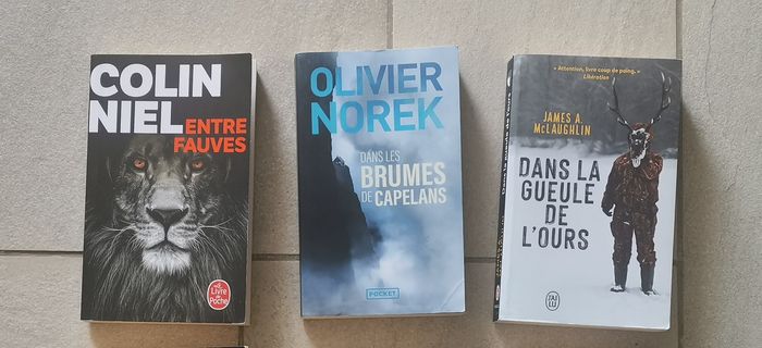 3 romans Primés - Colin Niel Olivier Norek James A McLaughlin