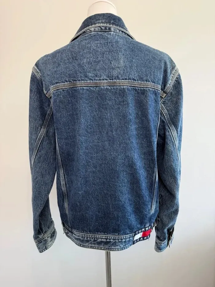 Veste en jeans Tommy Jeans Oversize Utilitary Trucker neuve taille S - photo numéro 5