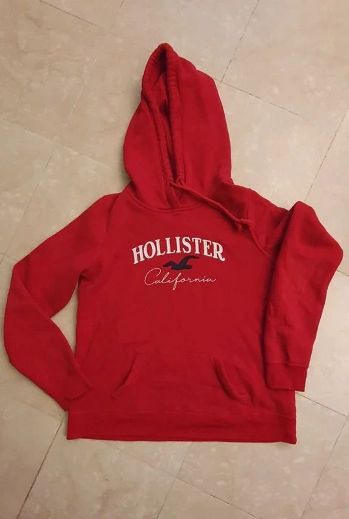 Sweat-shirt rouge Hollister