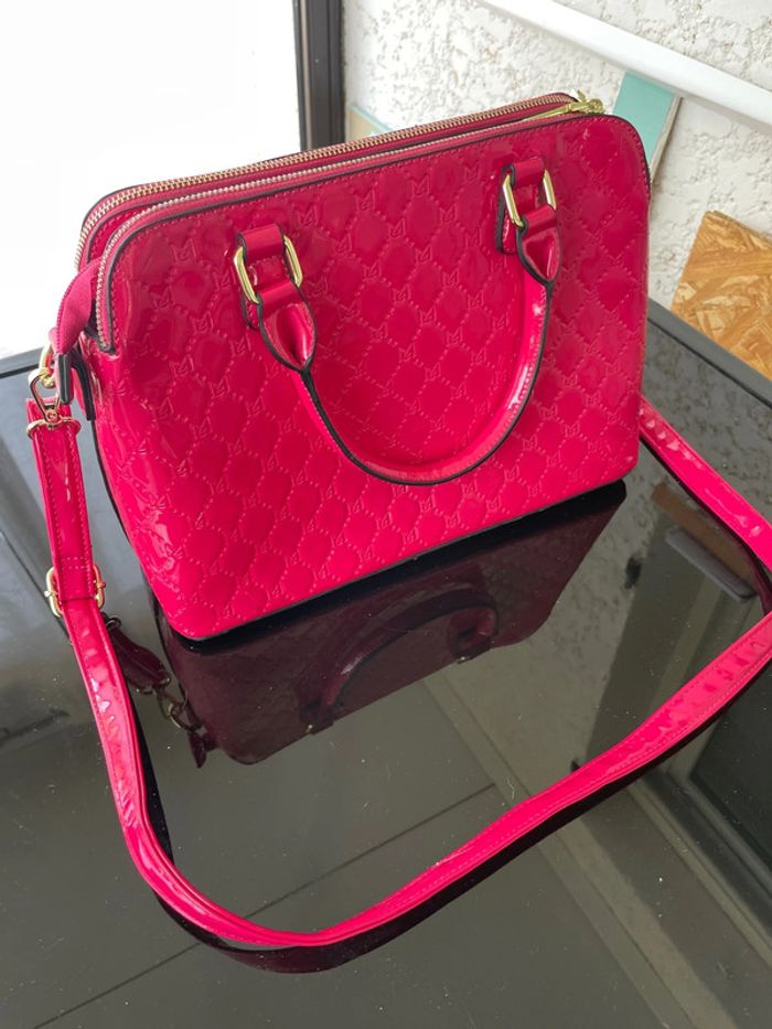 Sac à main, vernis rose - photo numéro 6
