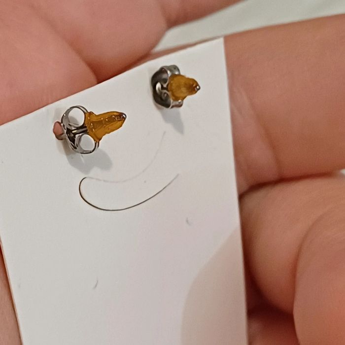 Boucles d'oreilles en acier inoxydable - photo numéro 3