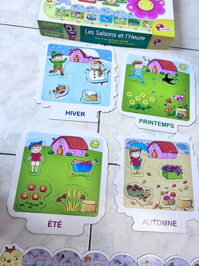 Jeu les saisons et l’heures - photo numéro 4