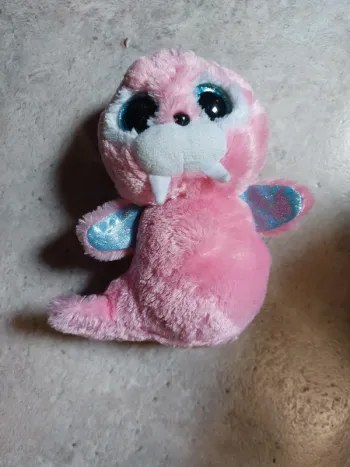 Peluche phoque yeux qui brillant ty