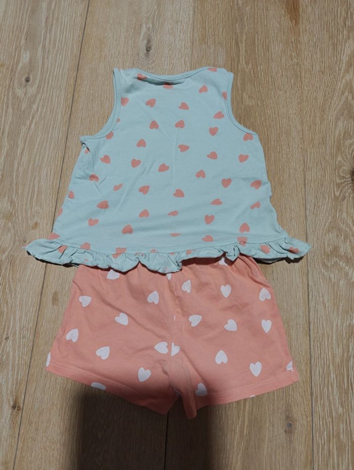 Ensemble pyjama motifs coeurs - photo numéro 3