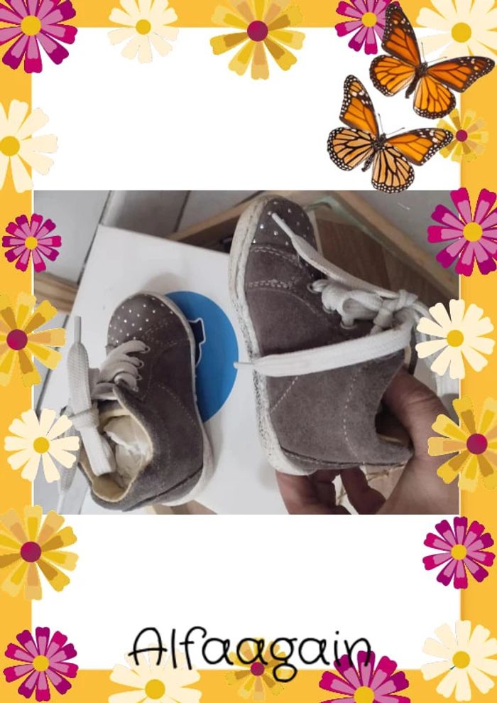 Chaussures neuves bébé 19 fille - photo numéro 8