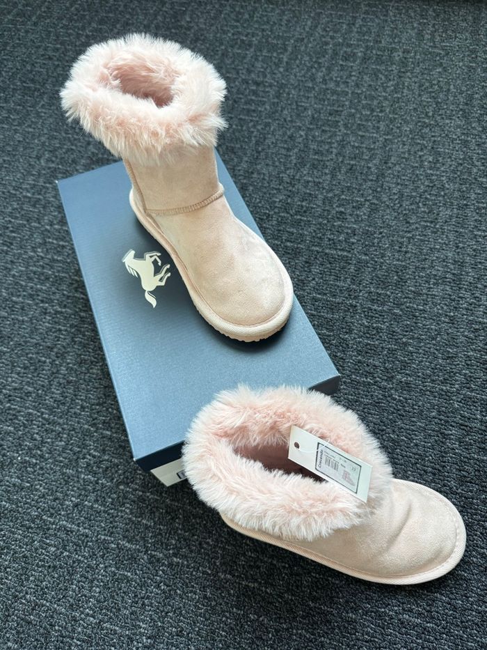 Bottines neuves * 33  * coloris rose poudré - photo numéro 8