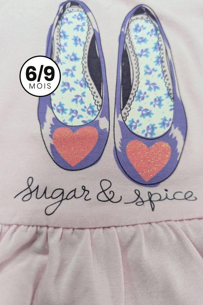 Robe body Danseuse - bébé fille 6-9 mois - photo numéro 5