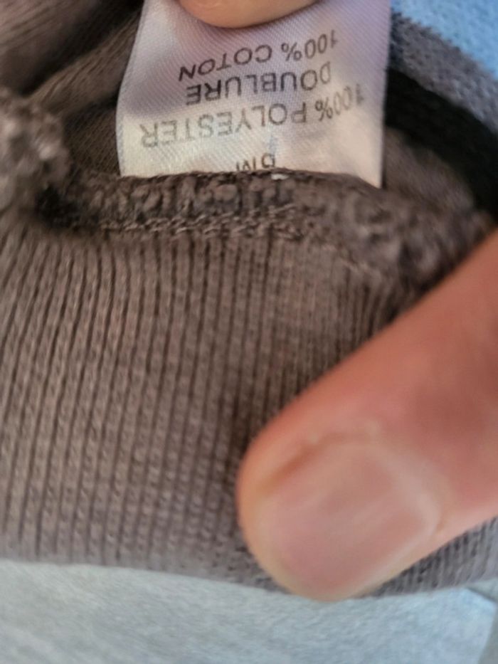 Lot 2 bas de survêtements chaud doublés garcon 6mois - photo numéro 3