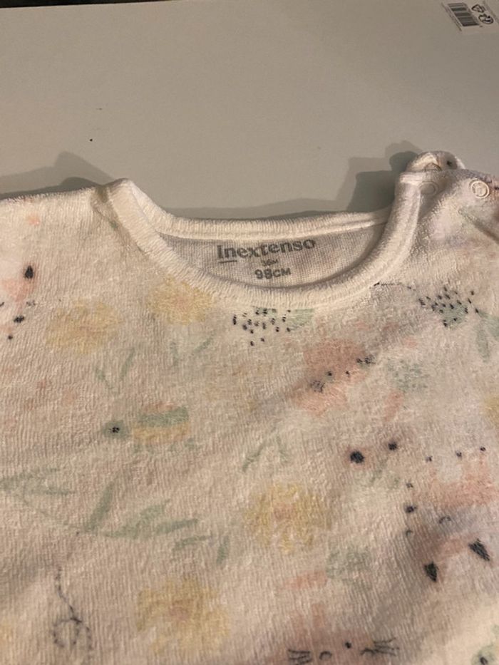 pyjama d’hiver molletonné enfant fille taille 3 ans - photo numéro 4