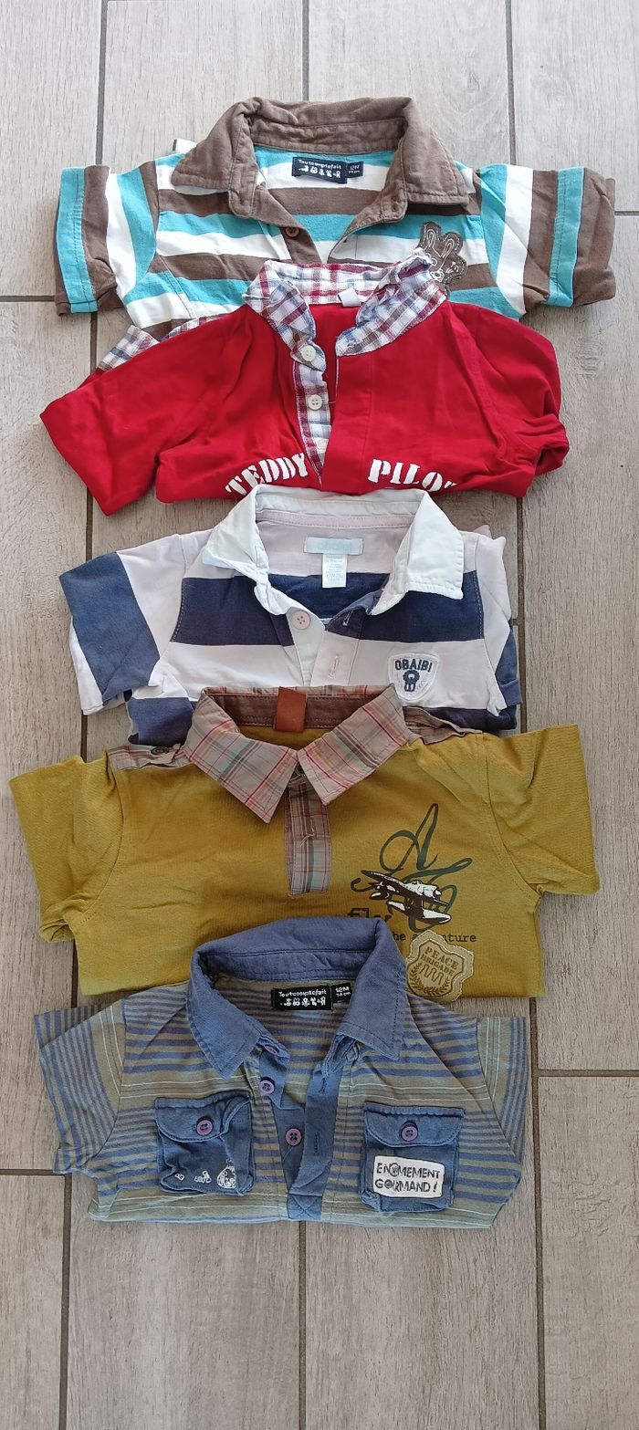 Lot de polos ml 12 mois