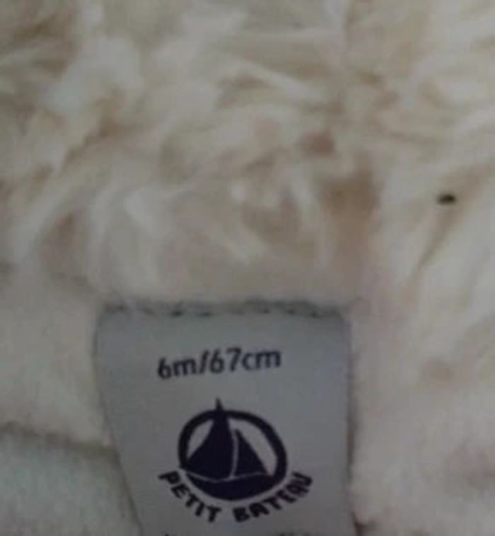 Combinaison pilote petit bateau 6 mois bébé fille - photo numéro 4