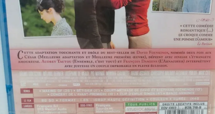 Blu-ray / LA DELICATESSE / Audrey Tautou / François Damiens (Neuf sous blister) - photo numéro 4
