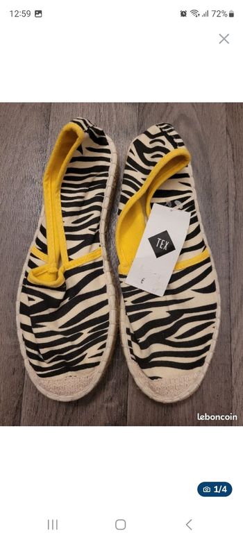 Paire d'espadrilles TEX (femme)-Pointure 38