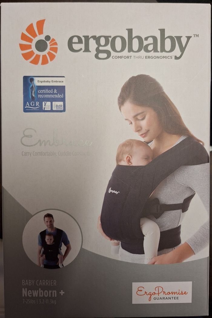Porte bebe ergobaby embrace noir - photo numéro 7