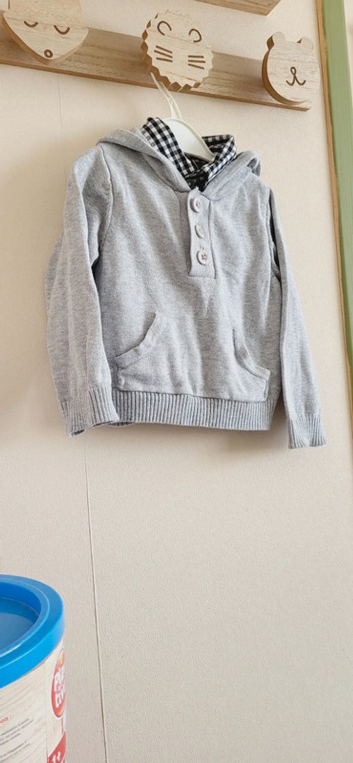 Pull 18 mois TAO gris - photo numéro 2