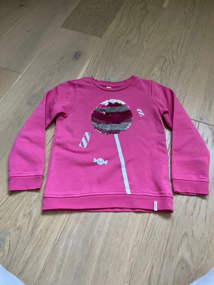 Sweat rose esprit 6/7 ans - photo numéro 2