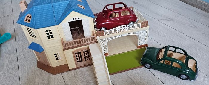 Maison+ garage sylvanian familie - photo numéro 2