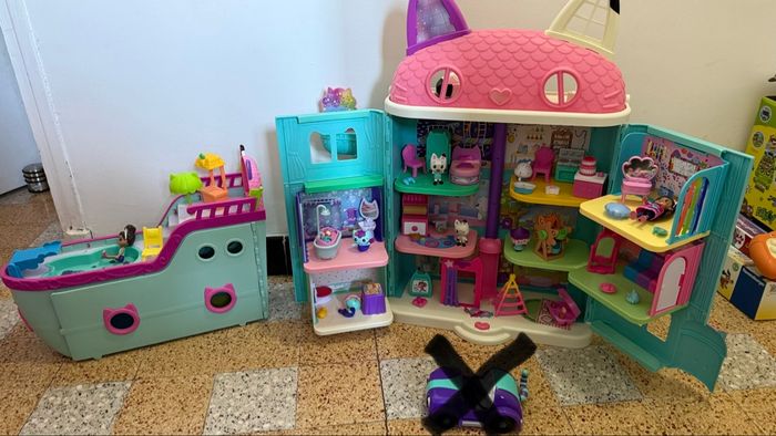 Maison et bateau gabby chat - photo numéro 2