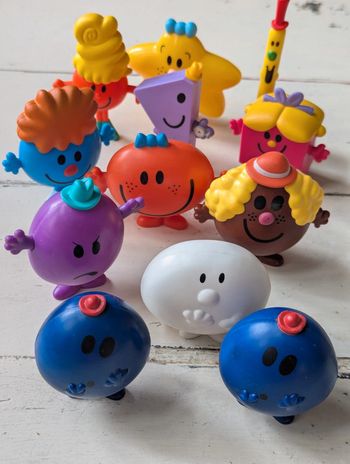 Lot de 12 figurines Monsieur Madame McDonald's Happy Meal