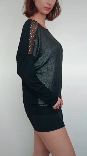 Haut huilé argenté chic taille 40/42