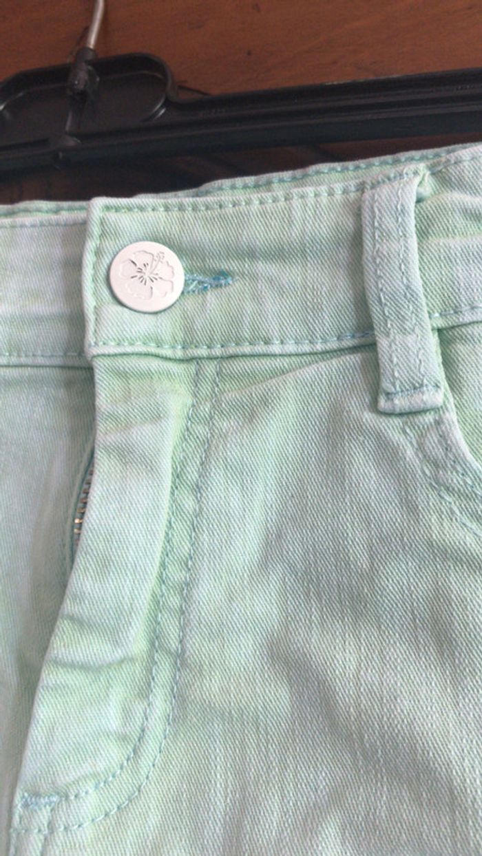 Tex short 13 ans couleur menthe - photo numéro 2