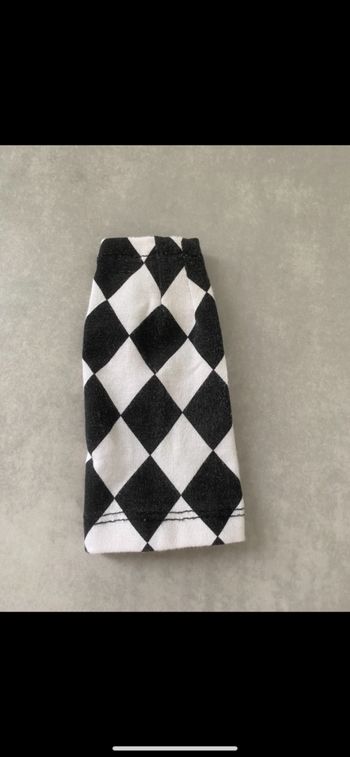 Jupe longue harlequin barbie