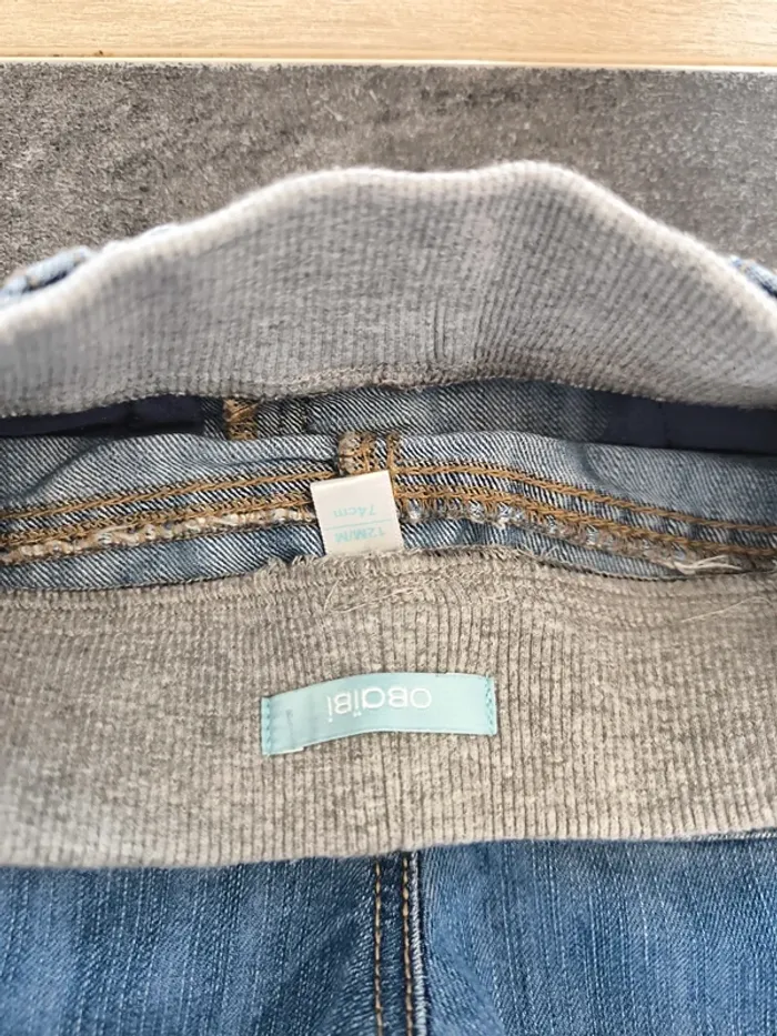 Pantalon jean souple garçon 12 mois obaibi - photo numéro 7