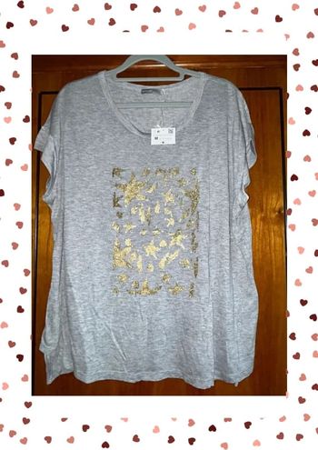 T-shirt gris M Zara neuf avec étiquette