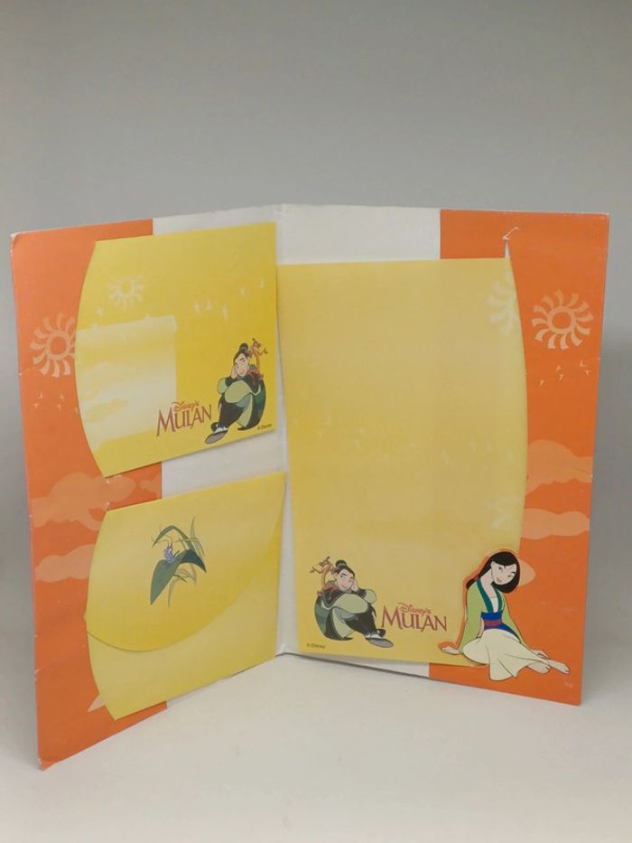 Sac baluchon Mulan Disney + trousse + Livret de correspondance enveloppe - photo numéro 20