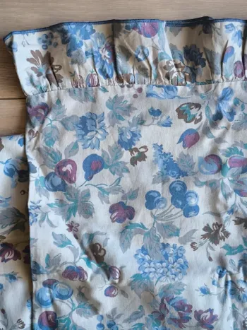 Taie de traversin vintage motif floral 167 X 42 cm