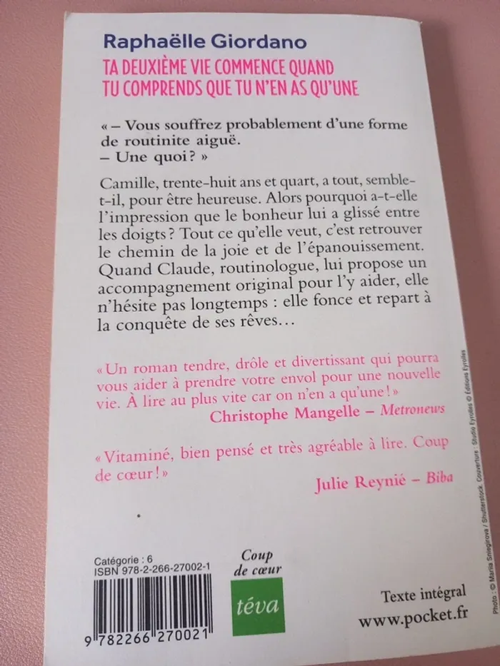 Ta deuxième vie commence quand tu comprends que tu n'en as qu'une - photo numéro 2