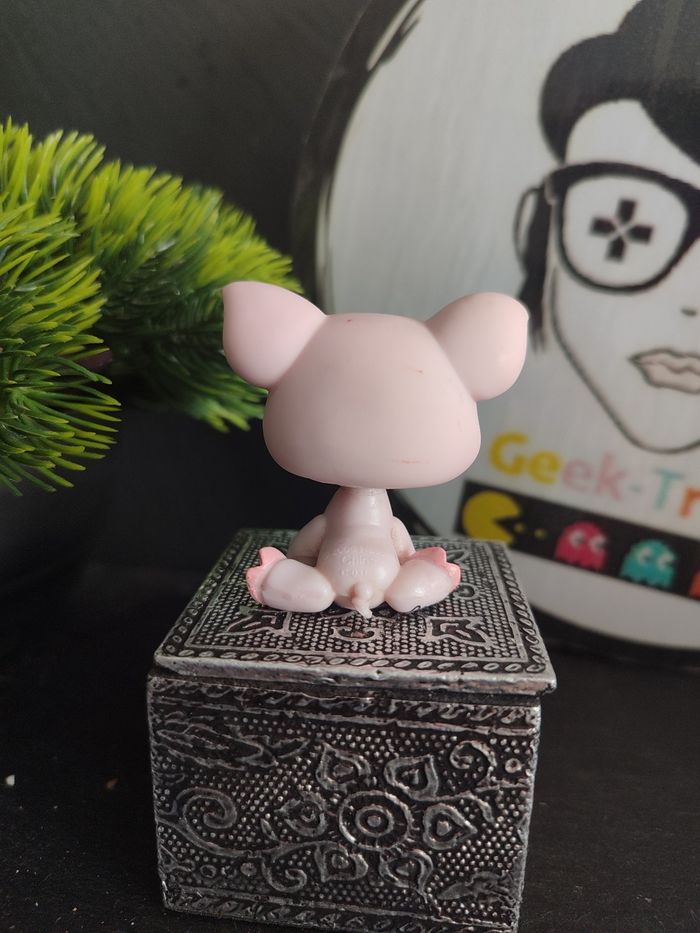 lps00783 My Littlest Petshop Pet Shop LPS Hasbro Cochon Pig 87 305 Monopoly V1 - photo numéro 3