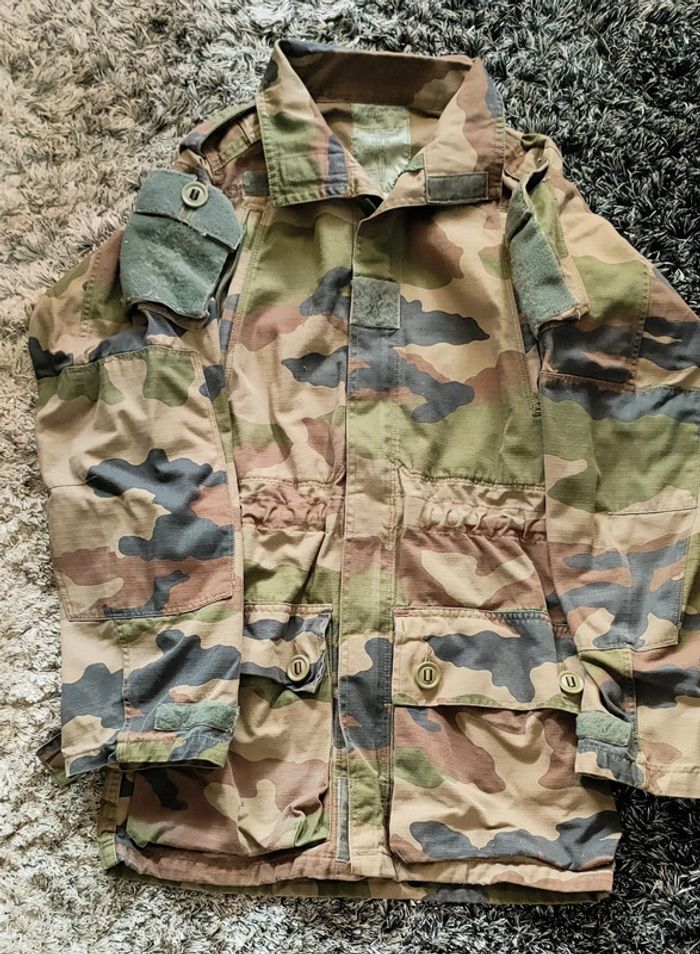 Veste de treillis tempérée haut militaire hiver