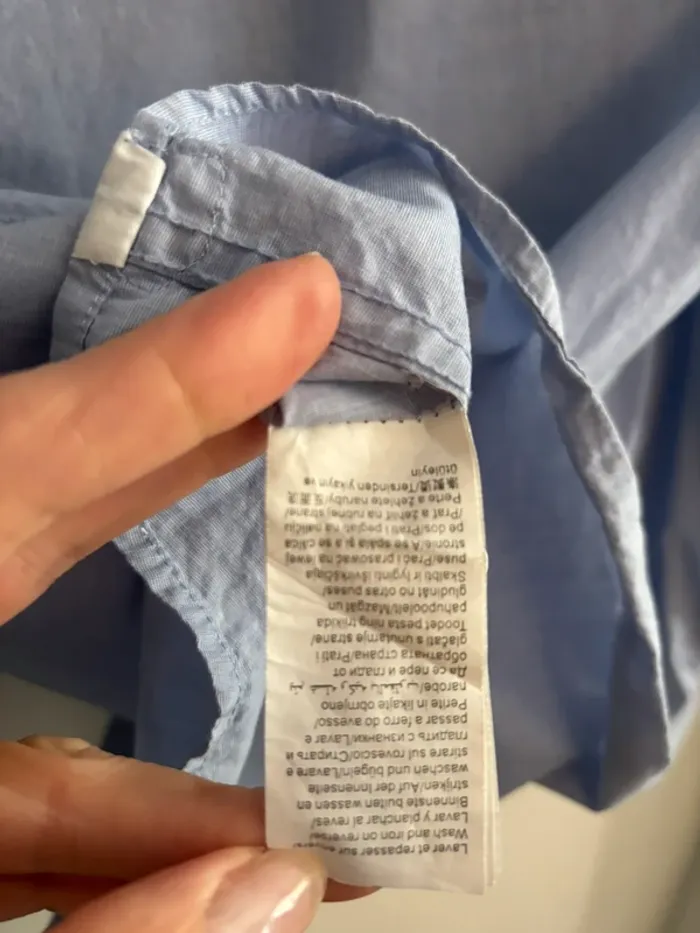 Chemise bleu de marque Jules taille 42-XL très bon état - photo numéro 9