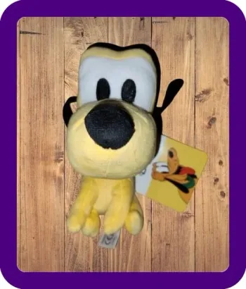 Peluche Pluto Disney environ 16 cm