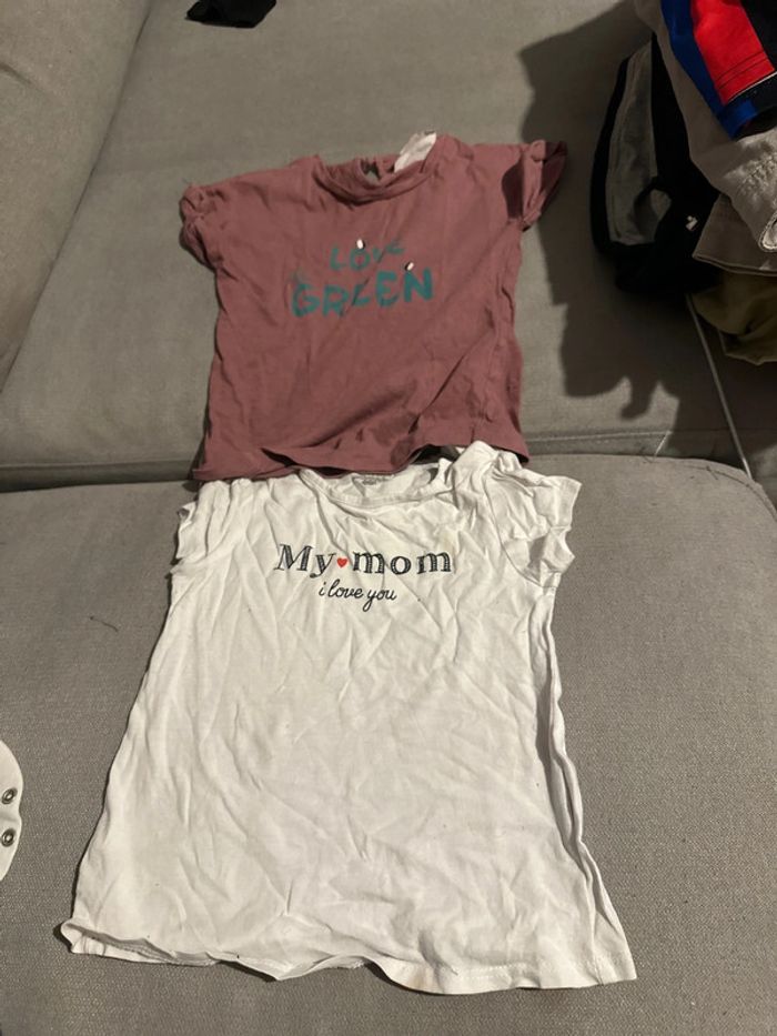 2 t shirt 24 mois