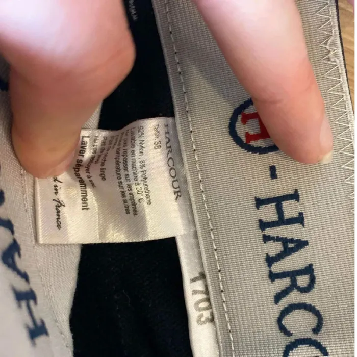Pantalon Harcour  – Gros  Grip –  Taille  38 – Bleu  Marine  et  Liseret Rouge –  Bon état - photo numéro 8