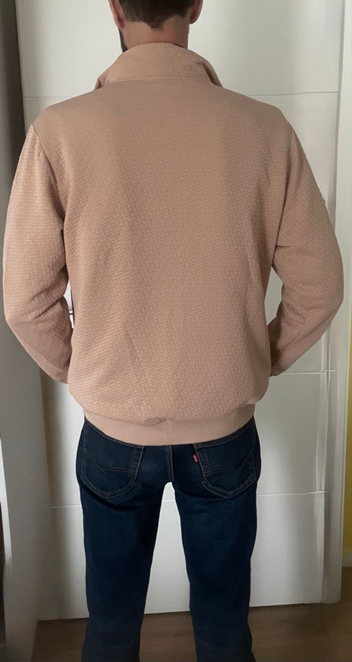 Veste style blouson homme beige taille L – Neuve jamais portée - photo numéro 8