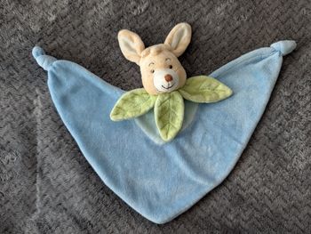 TBE, doudou plat lapin Jolly Baby