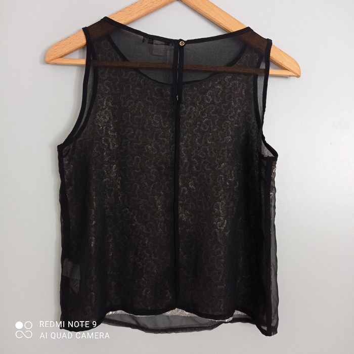 Débardeur noir sequins dorés t36 Suite blanco - photo numéro 5