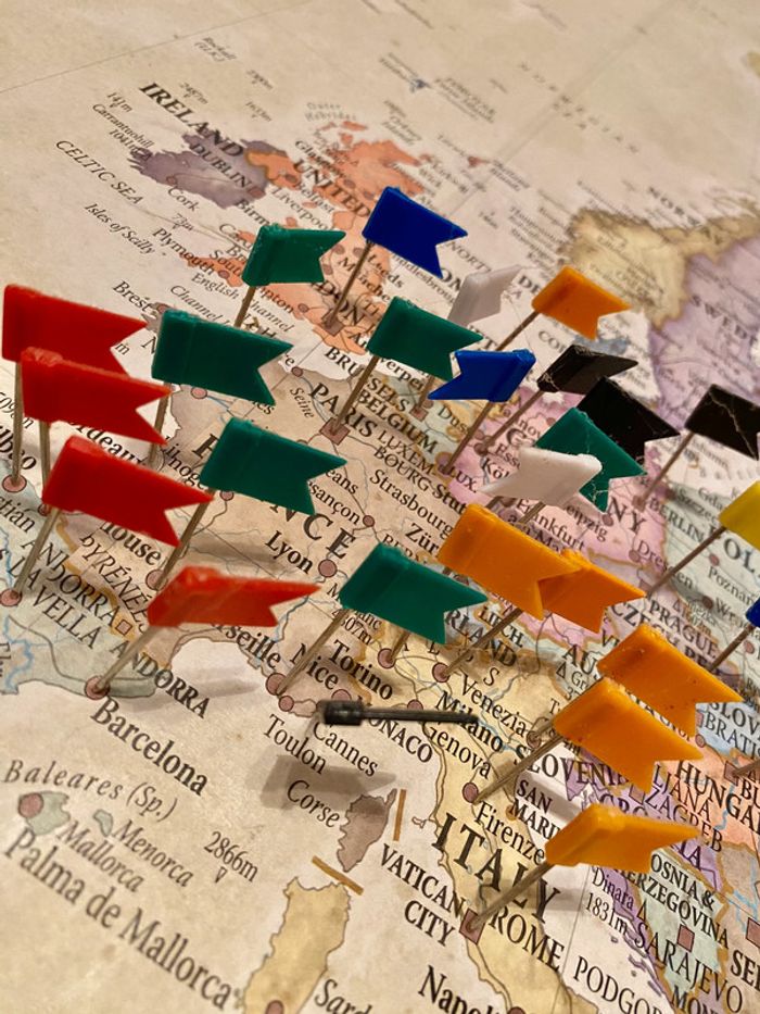 50 Drapeaux Punaises pour cartes, plans - photo numéro 2