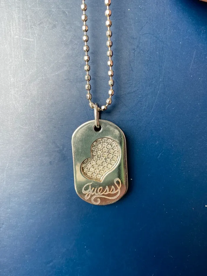 Collier Guess argenté