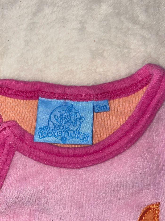 Pyjama velours titi 3mois - photo numéro 3