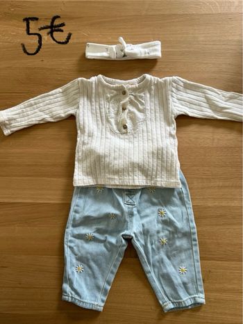 Tenue fille 6 mois
