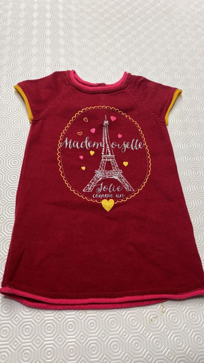 Robe manches courtes Paris