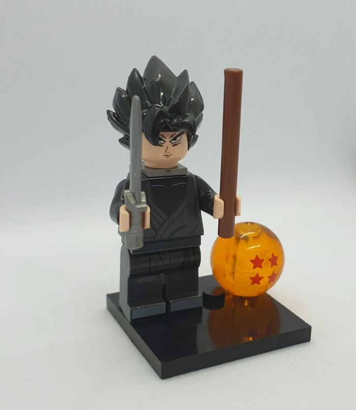 🐉Figurine Dragon Ball Super - Black Goku - (Style Lego)🐉 - photo numéro 2