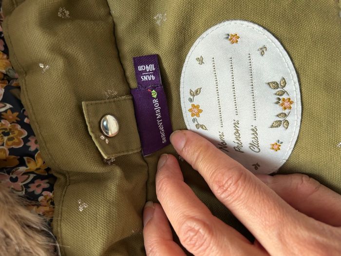 Manteau sergent major