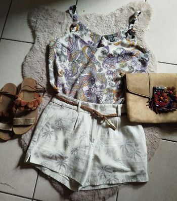 Short chic qualité motif brillant ETAM