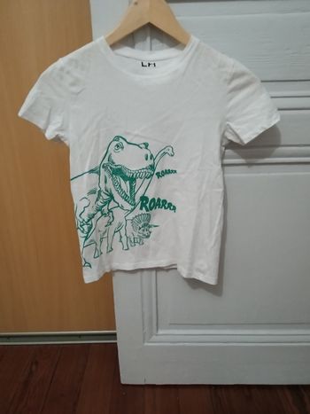 Tee-shirt la halle blanc et vert